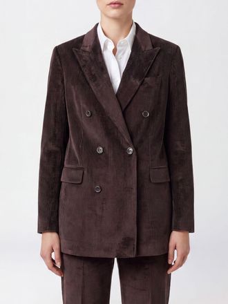Tagliatore Blazer doppiopetto corto in velluto a coste
