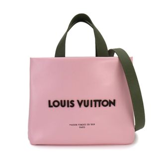 Louis Vuitton Pink Leather Handbag Tote Bag (Pre-Owned)