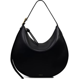 Radley London Bliss Crescent Large Ziptop Shoulder Bag in Black at Nordstrom