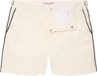 Orlebar Brown Bulldog zwembroek met zijzakken - Beige