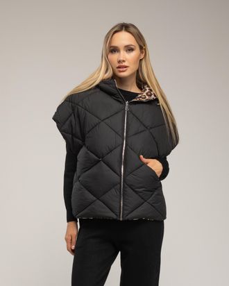 Tantra Oversized omkeerbaar gewatteerd vest