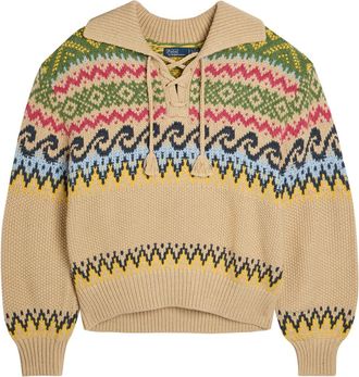 Polo Ralph Lauren Patterned Cotton-blend Jumper - Multicoloured 1 - S (UK8-10 / S)
