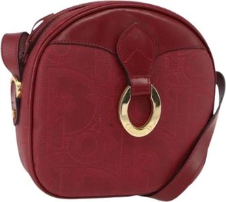 Dior Pre-owned Cross Body Bags, female, Red, Size: ONE SIZE Pre-owned Vintage PVC Shoulder Bag