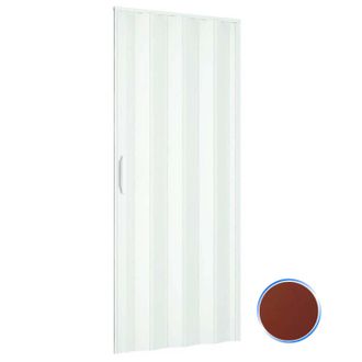 Pinto Pinto - Puerta Plegable De Interior En Kit De Pvc Mod. Simona Caoba 82x220 Cm