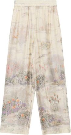 Riani Wijde Broek - Dames - Wijde Broeken - Veelkleurig - S - Broeken