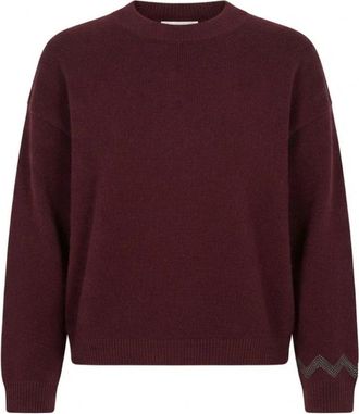 PANICALE Trui met ronde hals - Dames - Ronde hals truien - Rood - XS - Truien & Vesten