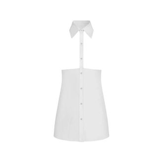Dolce & Gabbana Katoenen Popeline Top - Dames - Tops - Wit - Maat: XS Katoen