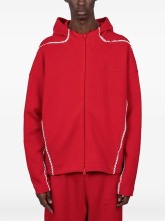 adidas x Arte Antwerp Felpa con zip - Rosso