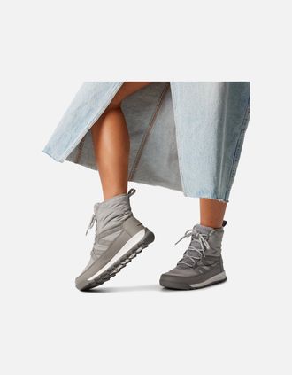 Sorel Womens Sorel WHITNEY II PLUS LACE Womens Winter Boots Grey - Size: 7