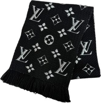 Louis Vuitton Pre-owned Stole - Dames - Vintage Accessoires - Zwart - ONE Size - Polyester - Vintage