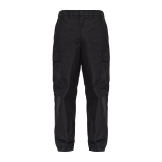 Moncler Heren, Broeken, Zwart, Maat: 2XL Katoen