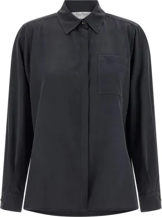 Max Mara Mujer, Blusas y Camisas, Gris, Talla: M