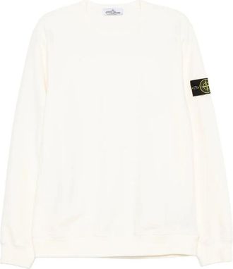 Stone Island Cotton Fleece Crew Neck Sweatshirt Clothing