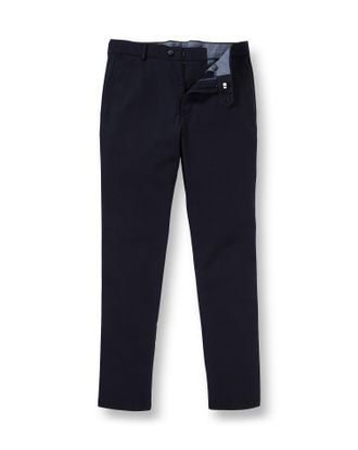 CHARLES TYRWHITT Ultimate Non-Iron Chinos - Navy Size 42/32 by Charles Tyrwhitt
