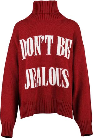 Aniye By Red Oversized Chunky Knit Wool-Blend Turtleneck Sweater