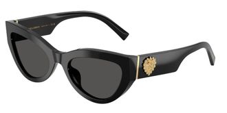 Dolce & Gabbana DG4536 501/87 Womens Sunglasses Black Size 55