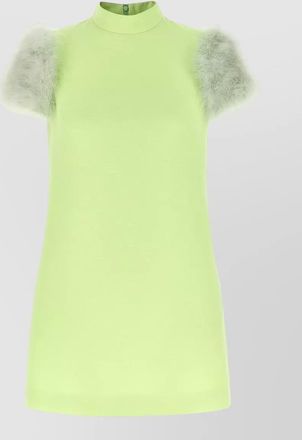 Valentino Garavani feather mini dress