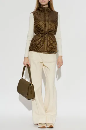Michael Michael Kors Insulated Vest, Womens, Brown