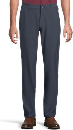 Johnston & Murphy XC4 Performance Flat Front Pants Mens Workout Navy : 33 32, Mesh/Polyester