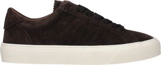 Moncler M&oacute;naco 2 Hombress Zapatillas de ante marr&oacute;n