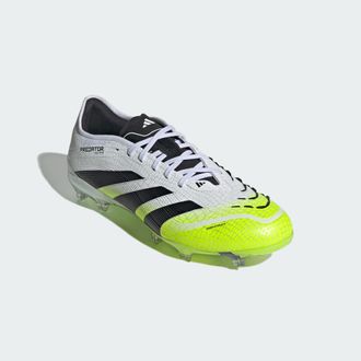 adidas ADIDAS Performance Unisex Predator Pro Firm Ground Boots - White/Multicolour - Size UK 8