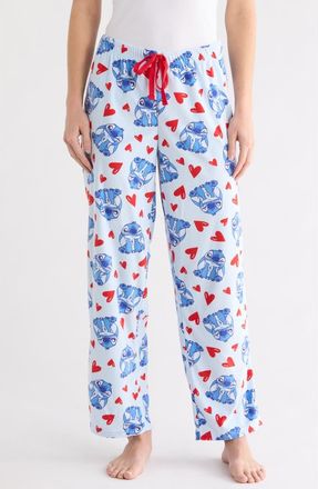 Lilo & Stitch Pajama Pants in Blue Print at Nordstrom Rack, Size X-Large