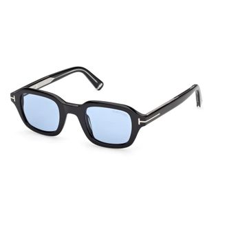 Tom Ford Sunglasses, unisex, Black, Size: 46 MM Square-frame Sunglasses