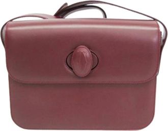 Cartier Pre-owned Cross Body Bags, female, Red, Size: ONE SIZE Pre-owned Must Shoulder Bag
