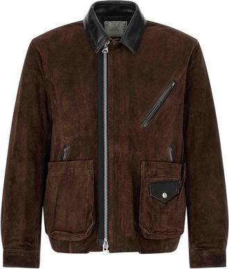 sacai Suede blouson