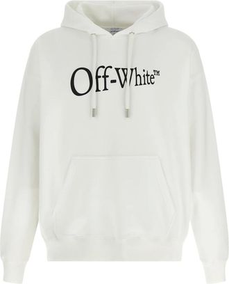 Off-white Hoodies & sweatvesten, Heren, Wit, M, Katoen, Run Arrow Skate Hoodie