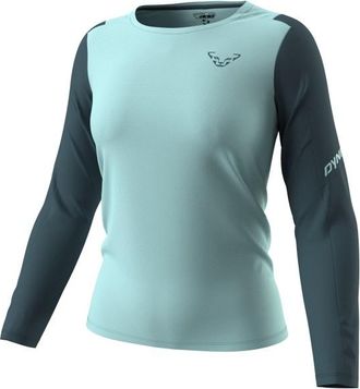 Dynafit Transalper L/S Tee Funktionsshirt f&uuml;r Damen | blau/t&uuml;rkis