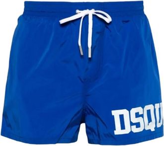 Dsquared2 Nylon Strandkleding - Heren - Strandmode - Blauw - XS - Nylon - Badmode
