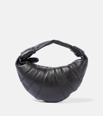 Christophe Lemaire Fortune Croissant Mini leather shoulder bag