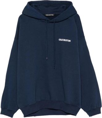 Cole Buxton Design Studios Hoodie - Heren - Hoodies - Blauw - M - Katoen - Hoodies & sweatvesten