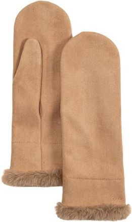 Echo Stretch Suede Mitten in Camel at Nordstrom, Size Medium