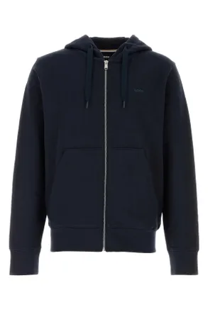 HUGO BOSS Midnight Blue Cotton Sweatshirt