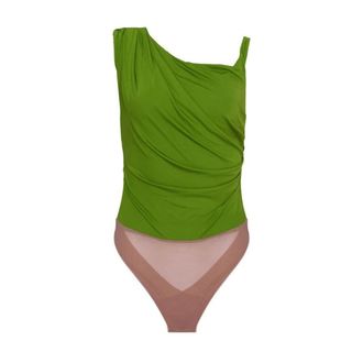 Elisabetta Franchi Mujer, Camisetas, Verde, Talla: L