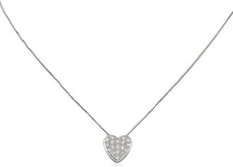 Salvini I Segni White Gold 0.178 CT Diamond Heart Necklace