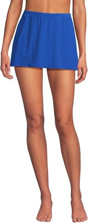 Lands End Slender Separates Tummy Control Swim Skirt Swim Bottoms in Bright Cobalt Blue at Nordstrom, Size 12