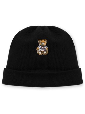 Moschino Berretto Teddy Bear - Nero