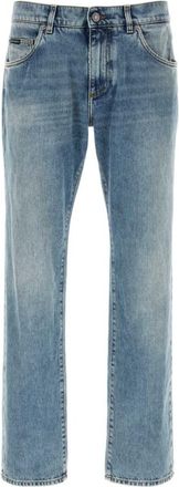 Dolce & Gabbana Blue Mid Rise Jeans
