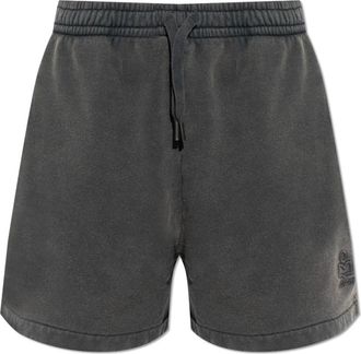 Isabel Marant Miran&eacute; Shorts - Dames - Bermuda - Grijs - L - Katoen - Korte Broeken
