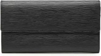 Louis Vuitton Pre-owned Wallets, female, Black, Size: ONE SIZE Pre-owned Epi Leather Wallet