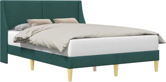 vidaXL Estructura De Cama Liso Con Cabecera Placa De Conexi&oacute;n Vidaxl