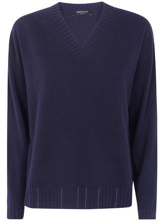 Fabiana Filippi Sweater V Neck Mad216f015.M281 5146 Night Blue