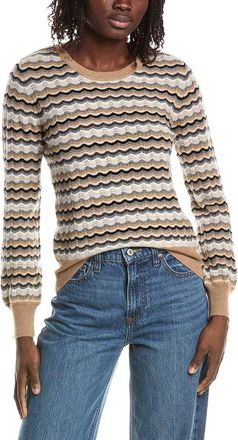 Isla Cassie Wave Stitch Cashmere Sweater
