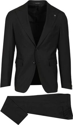 Tagliatore Vesuvio Pak - Heren - Business pakken - Zwart - M - Wol - Kostuums