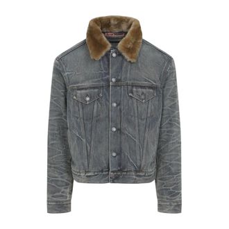 Acne Studios Heren, Jassen, Blauw, Maat: L Denim