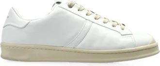 Jil Sander White Leather Low-Profile Sneakers