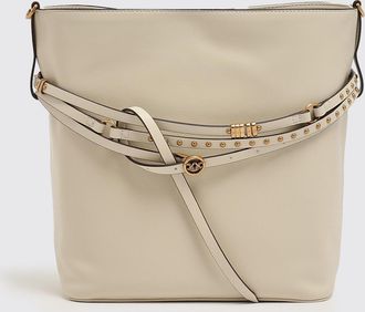 Pinko Borsa a secchiello Belt Bag in pelle con micro borchie